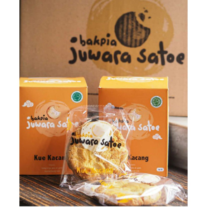 [ ISI 6 ] KUE KACANG - BAKPIA JUWARA SATOE OLEH OLEH KHAS JOGJA