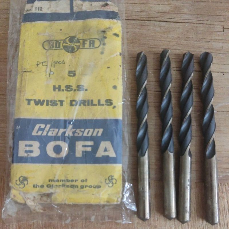 Mata bor besi HSS twist drill 8,5 mm CLARKSON BOFA Original