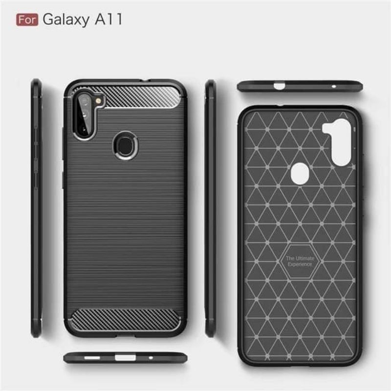 Case Samsung A11/M11 Fiber Carbon Ultimatte Premium Quality