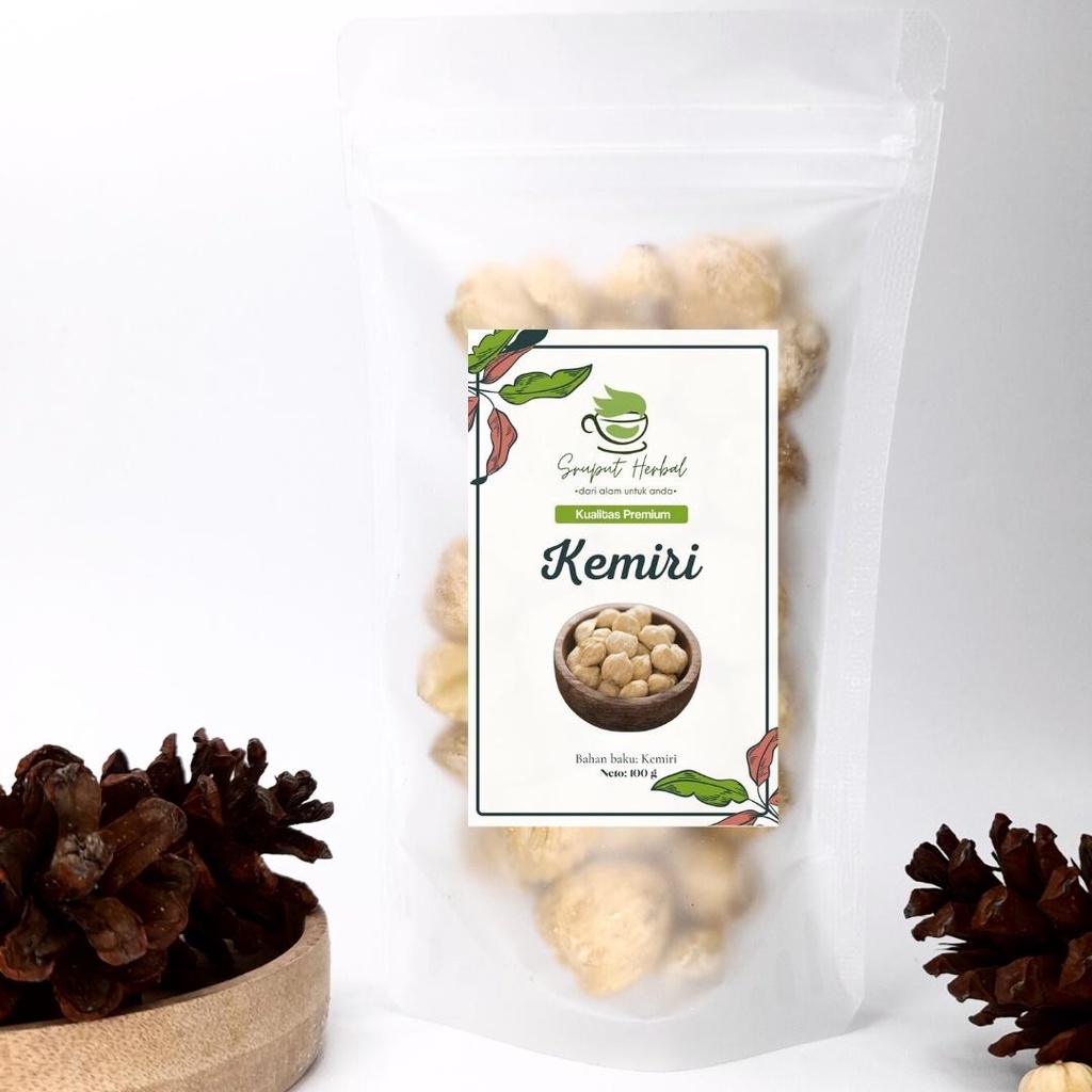 100gr Kemiri Candlenut 100% Premium Berkualitas Sruput Herbal