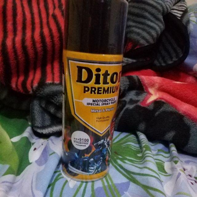 9100 Pp Primer Transparan Diton Premium Cat Pylox Pilox Semprot 400 Cc