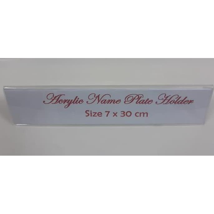 

Termurah Papan Nama Acrylic 7 X 30 Cm | Name Plate Acrylic 7 X 30 Cm Offic