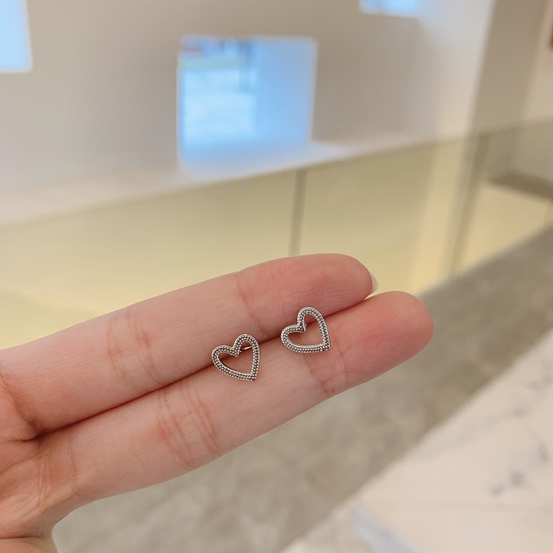 Anting Lucu Berbentuk Hati Untuk Wanita Aksesoris Telinga fashion Korea