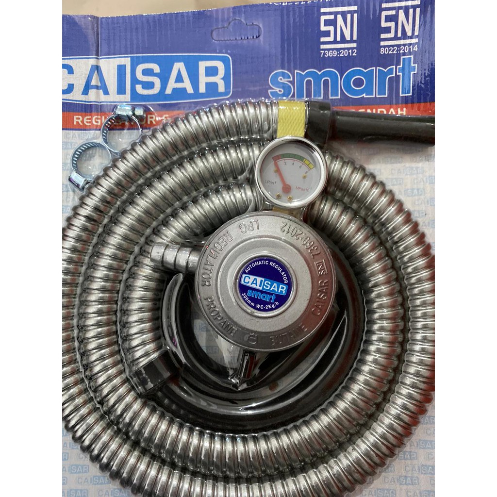 Selang Gas + Regulator Caisar Premium