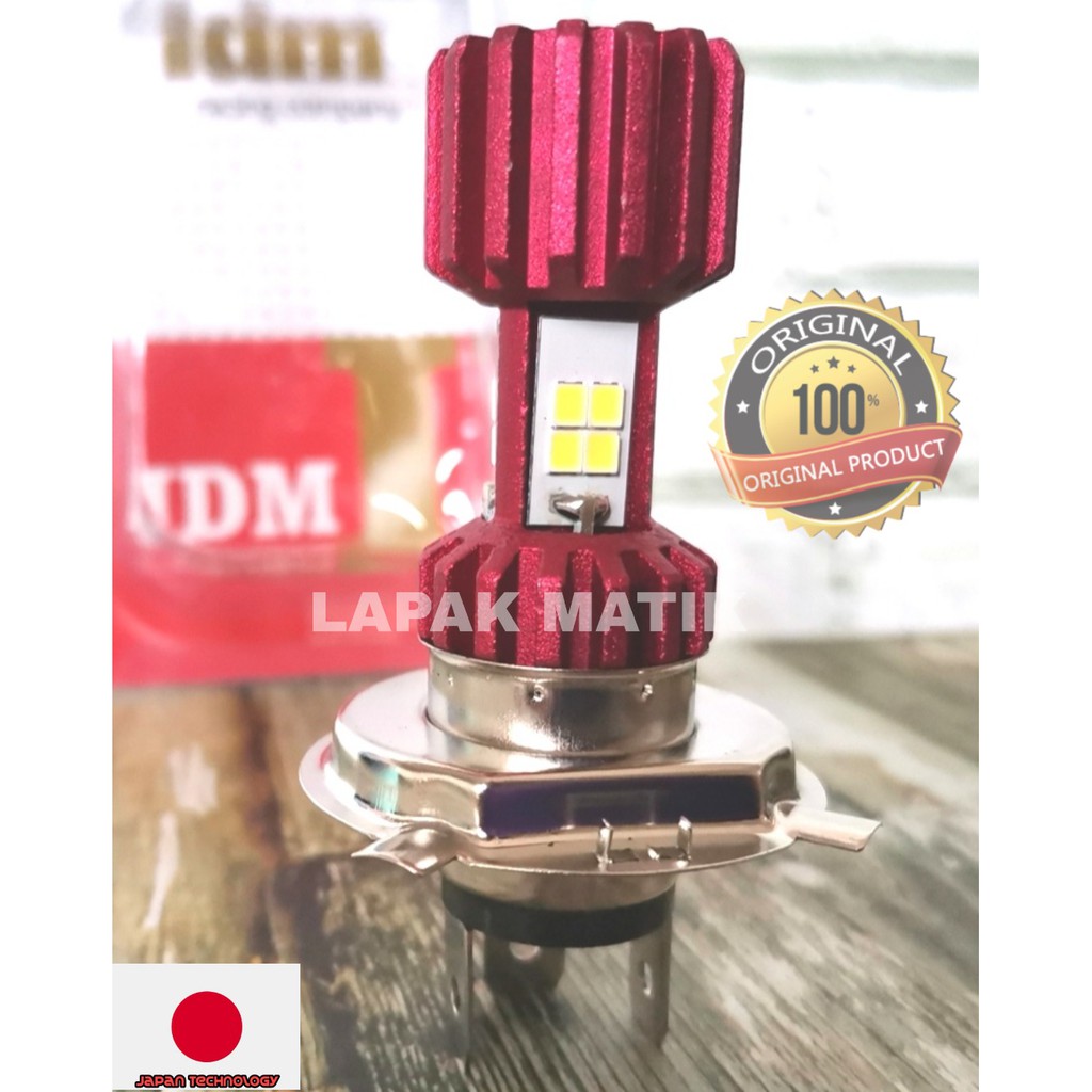 Lampu Bohlam Depan Motor Besar Vixion LED H1 IDM