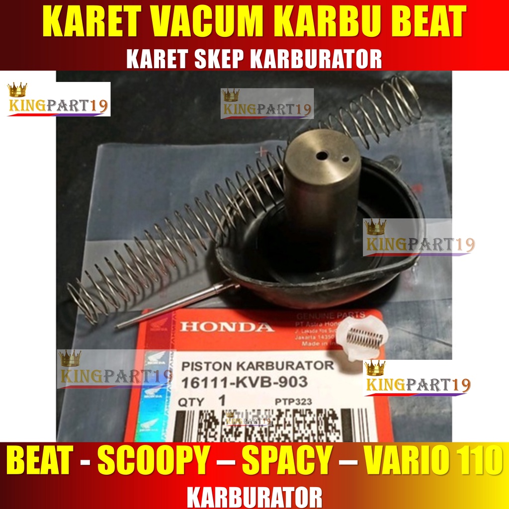 KARET VAKUM KARBURATOR BEAT KARBU KARET VAKUM VACUM SKEP KARBU SCOOPY SPACY VARIO 110 BEAT KARBU KVB KVY