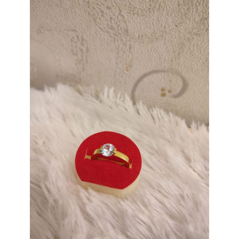 cincin titanium ala berlian