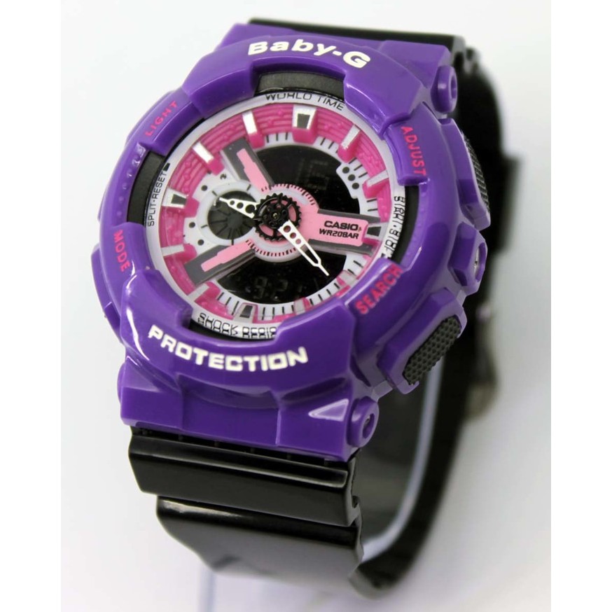 MUST HAVE Jam tangan digital anak WANITA casio BABY G murah terbaru sporty pink TERLARIS