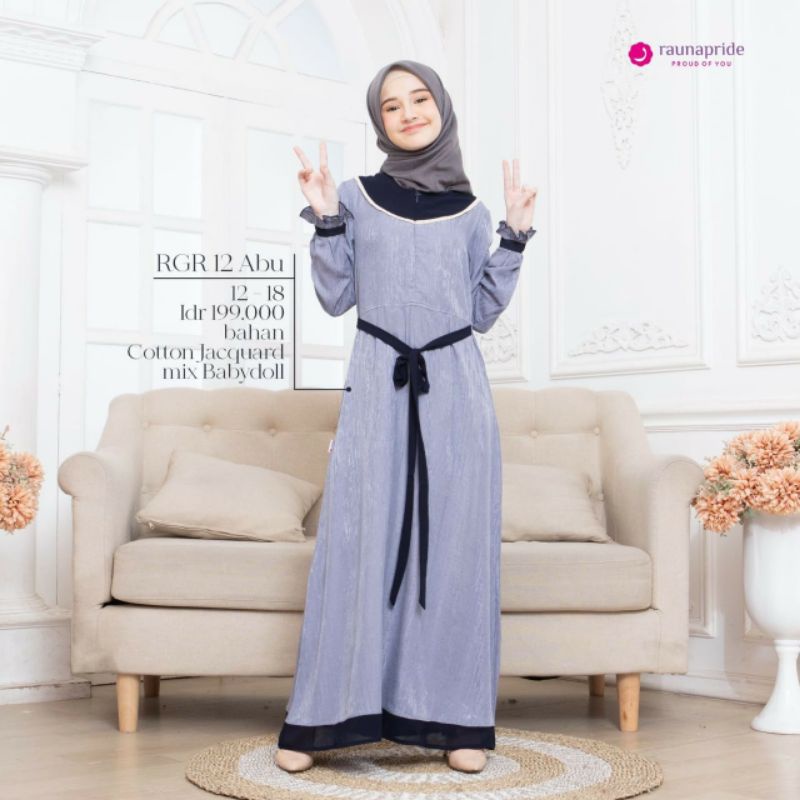 gamis anak rauna RGR12