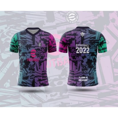 Kaos Jersey Gaming EFootball Esport Pro Evolution Soccer 2022 Custom Full Printing Art 02 Lengan Pen