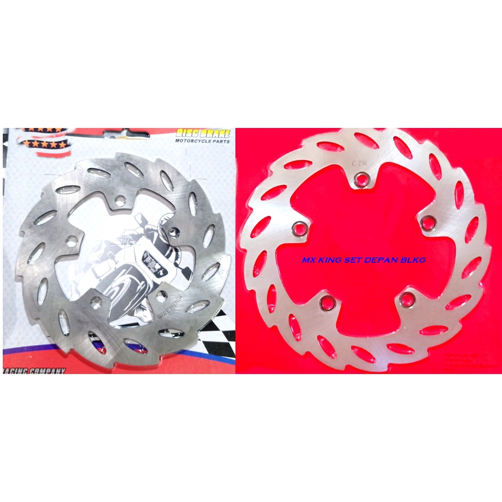 piringan mx king set depan belakang disk cakram standar yamaha mx king set depan dan belakang