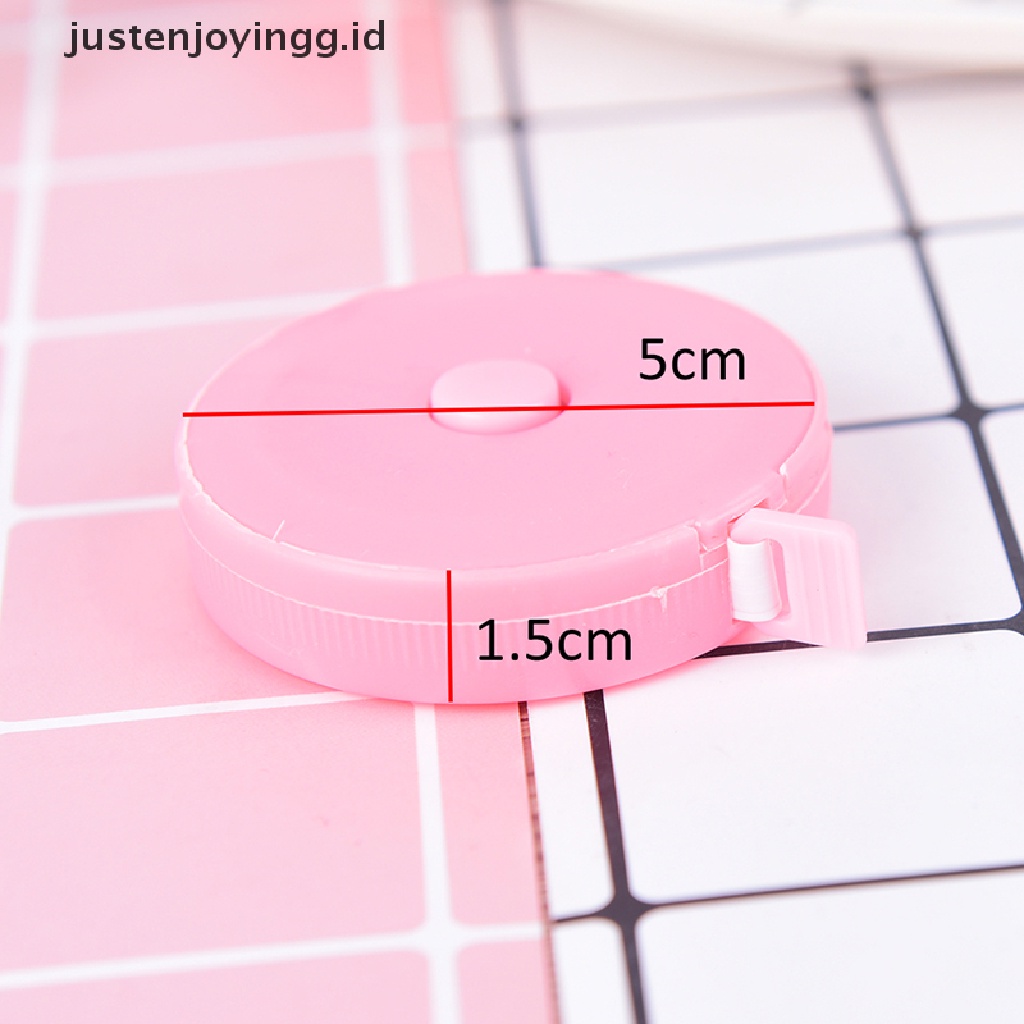 // justenjoyingg.id // retractable body measuring ruler sewing cloth tailor tape measure soft  ~