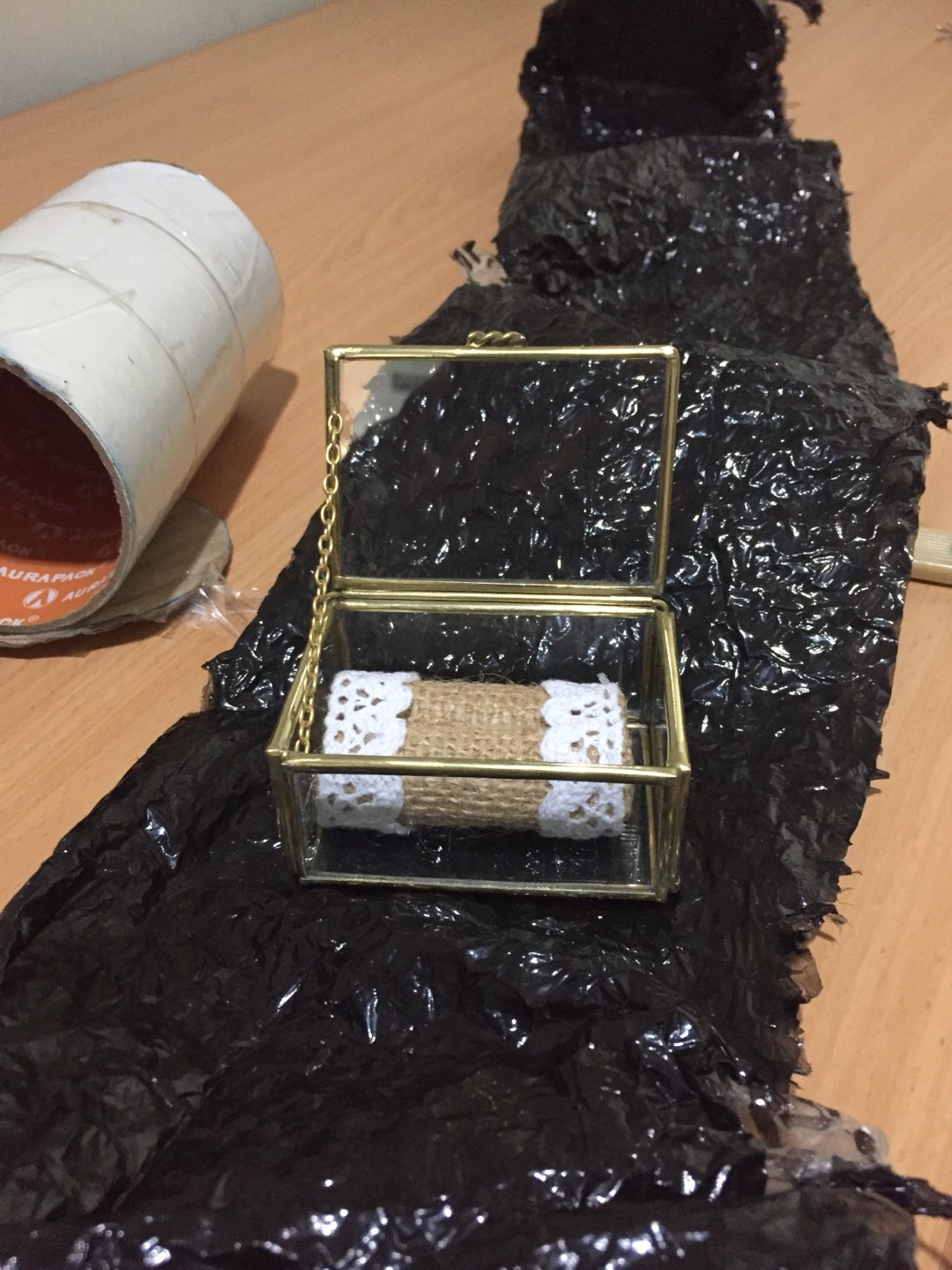 Kotak Perhiasan | Ringbox Terarium Mini Box S4 Uk 8x6x4