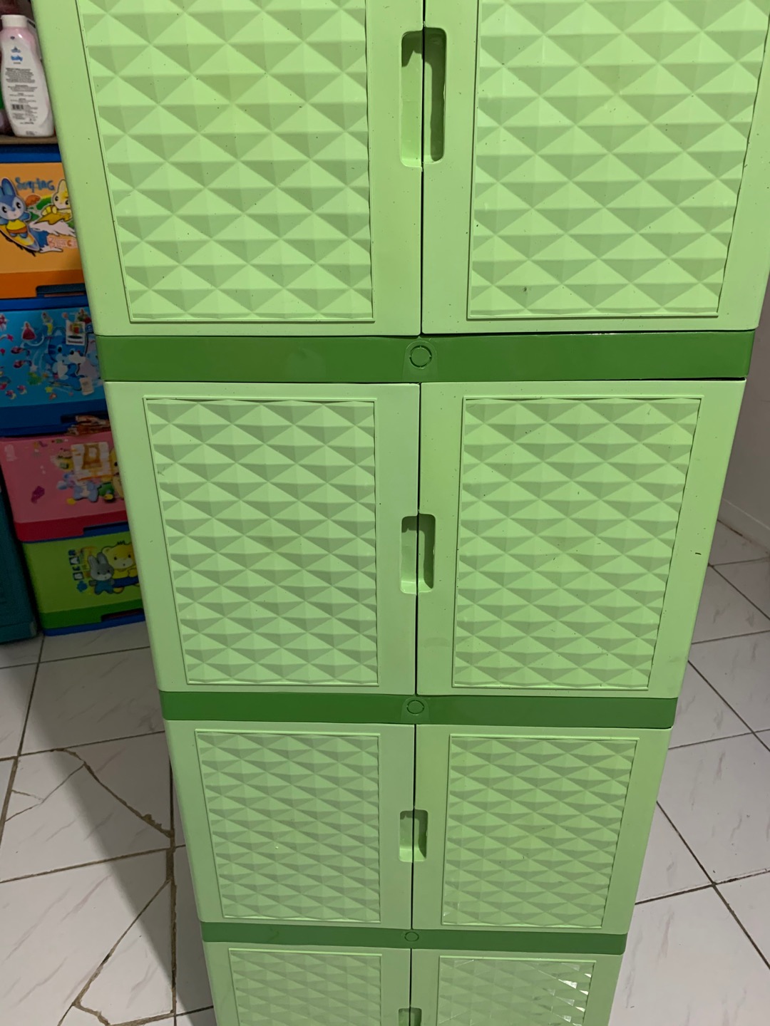 Khusus Luar Jkt Lemari Plastik Pakaian Minimalis S/4 Tabita/diamond/multi/jp