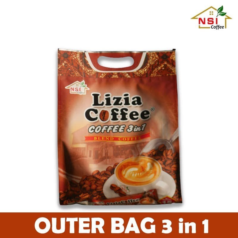 

3 in 1 Coffee Kopi 3 in 1 Lizia Coffee 30 gr x 15 sachet
