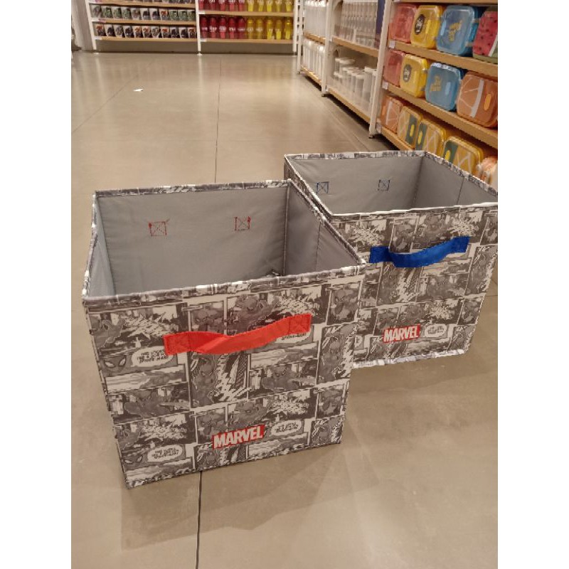 Miniso marvel storage box lipat kotak penyimpanan lipat MARVEL