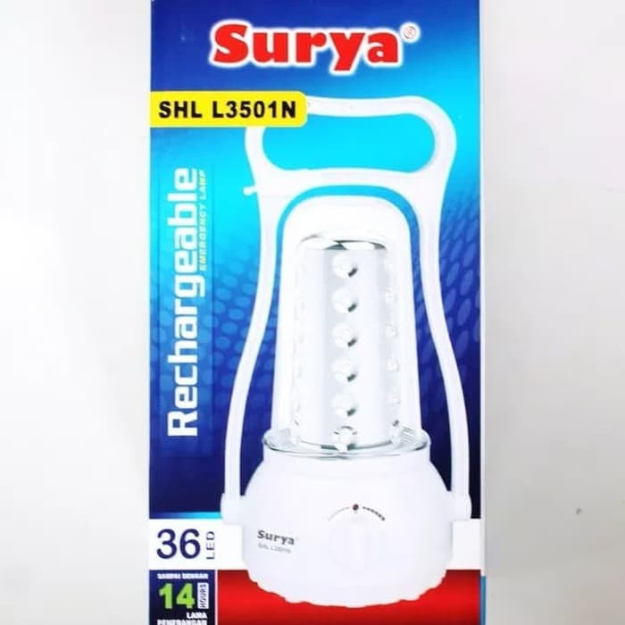 SURYA lampu emergency 36 led SHL L3501N / lampu darurat L 3501 N