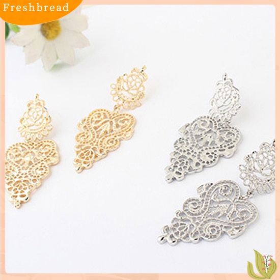 [Fresh] Anting Panjang Model Vintage Bohemia Hollow untuk Wanita