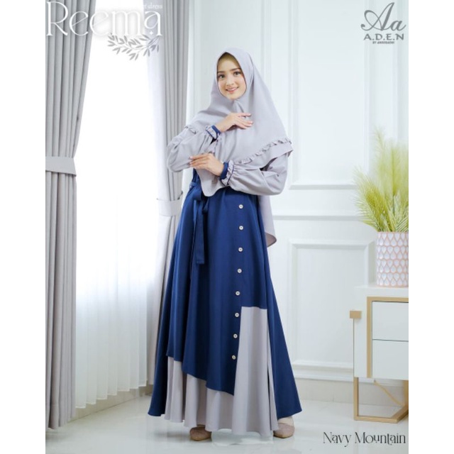 Reema Dress by Aden. gamis aden Reema Set Dress