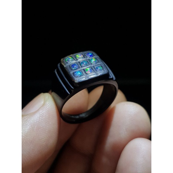 Batu Kalimaya Banten Kristal Susu Tanos Mata 9 Asli Maja