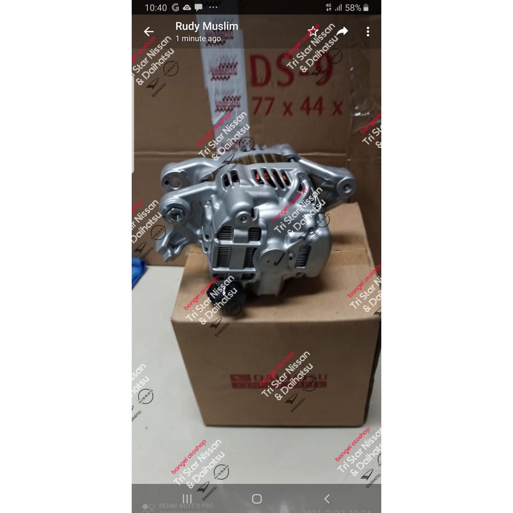 Alternator Sigra Calya 1200cc ready stock original daihatsu/toyota 100