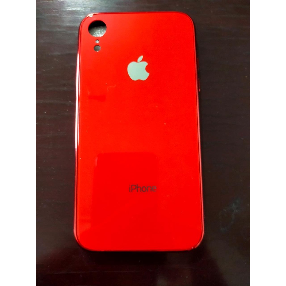 Case Glass Red Iphone Xr