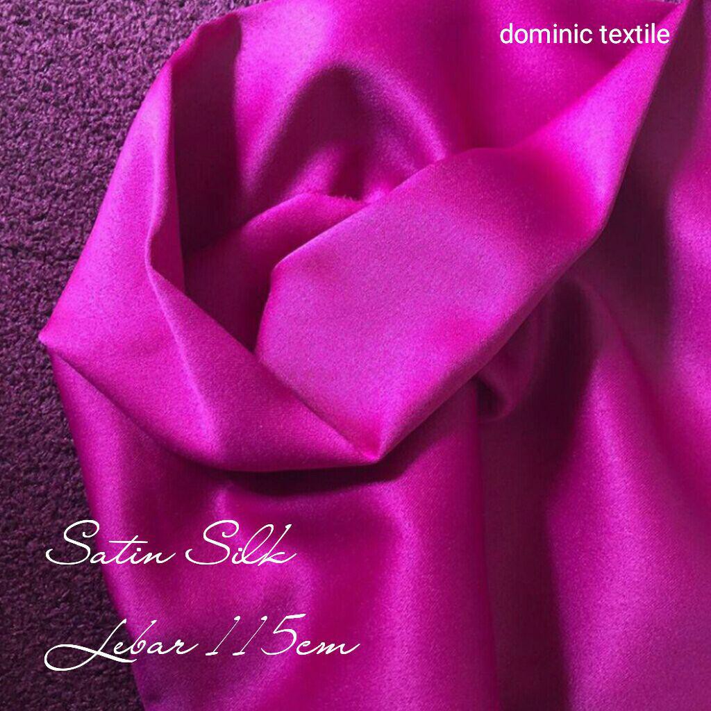 S2 KAIN SATIN SILK ELEGANT LEBAR 115CM KATALOG II - harga per 0,5 meter