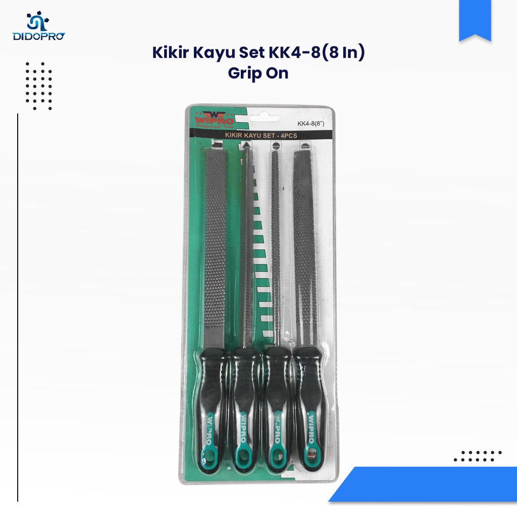 Kikir Kayu Set 4 pcs Wipro KK4-8 (8&quot;)