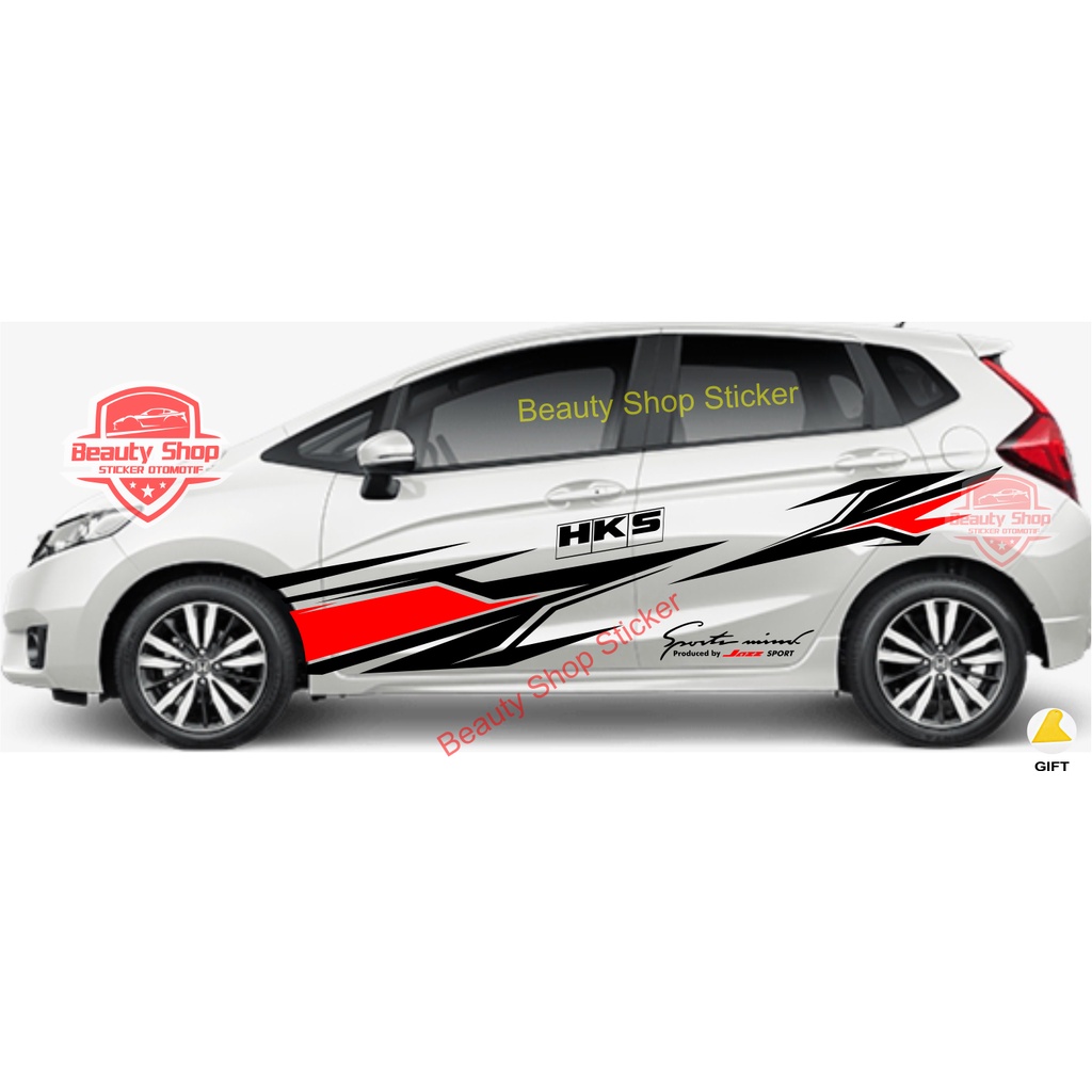 sticker stiker mobil honda jazz cutting sticker jazz rs sportmind keren full body tribal