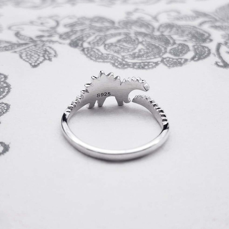 Fancyqube Cincin Model Terbuka Desain Dinosaurus Untuk Wanita