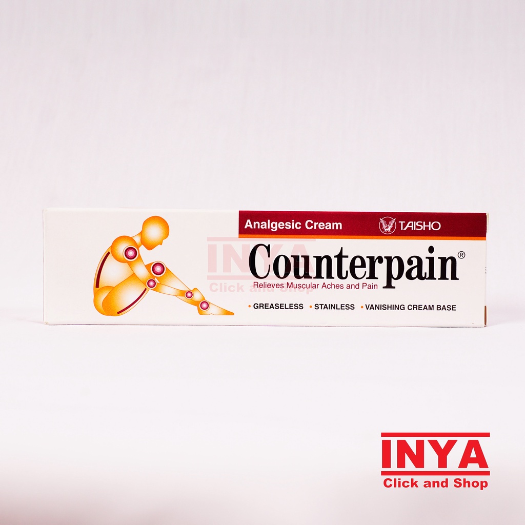 COUNTERPAIN 60gr ANALGESIC CREAM TAISHO - KRIM PEREDA NYERI OTOT