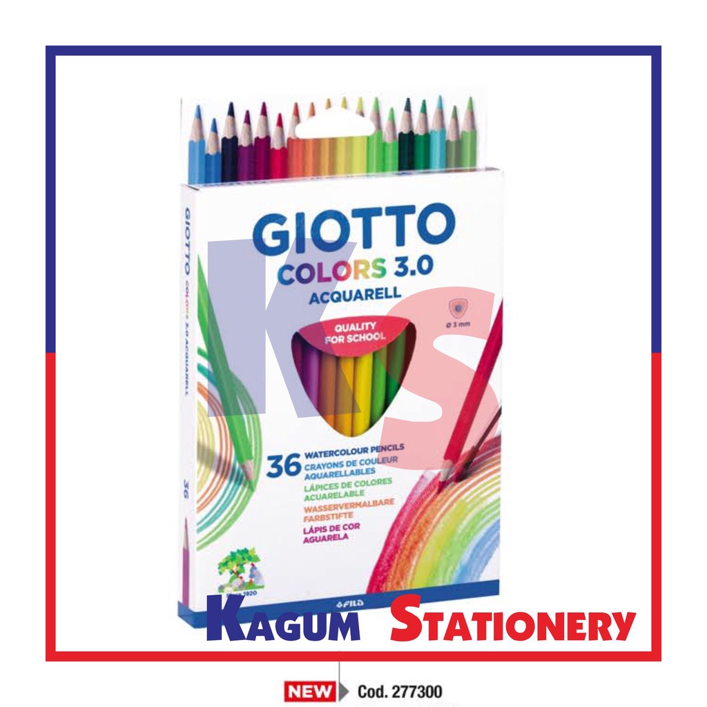 

GIOTTO COLORS 3.0 PENSIL WARNA 36 W