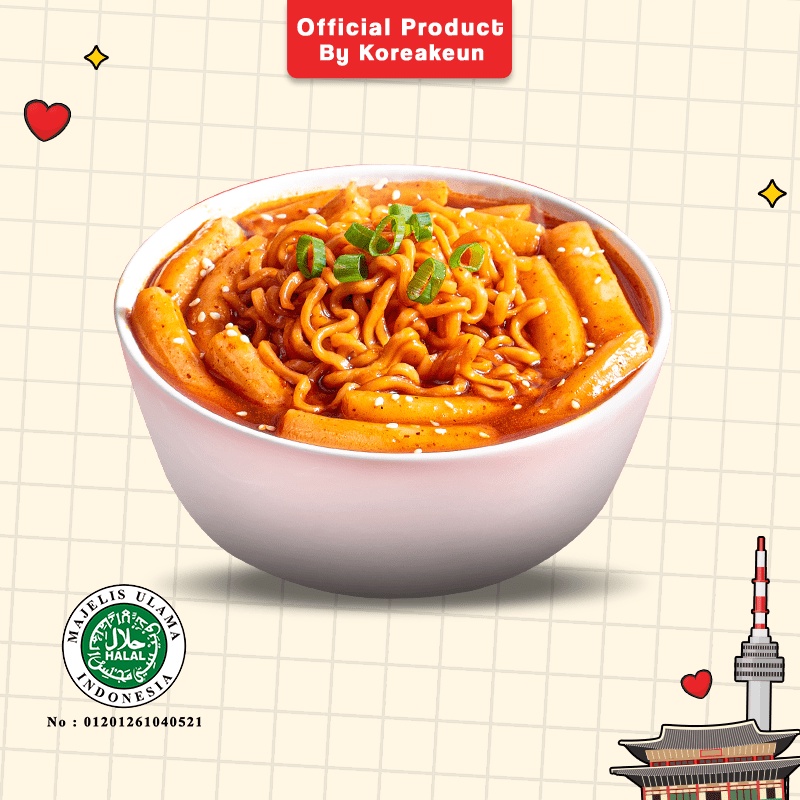 Koreakeun - Rabokki Rapoki Ramyeon Topokki Rappoki Rapokki  Tteobokki 230g