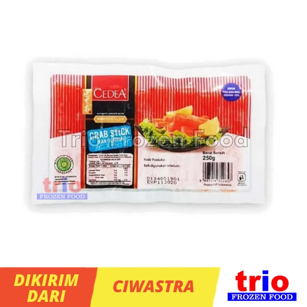 

Minaku / Cedea Crab Stick / Crabstick / stik kepiting 250gr