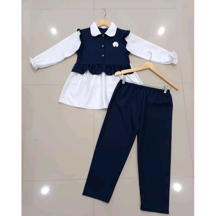 one set daisy baju anak perempuan stelan terbaru