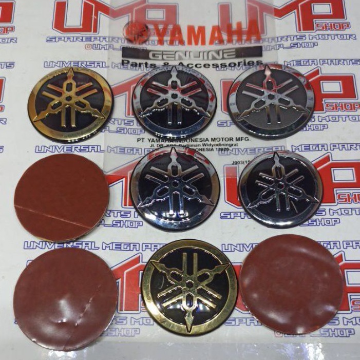 EMBLEM TIMBUL LOGO 3D YAMAHA ORIGINAL