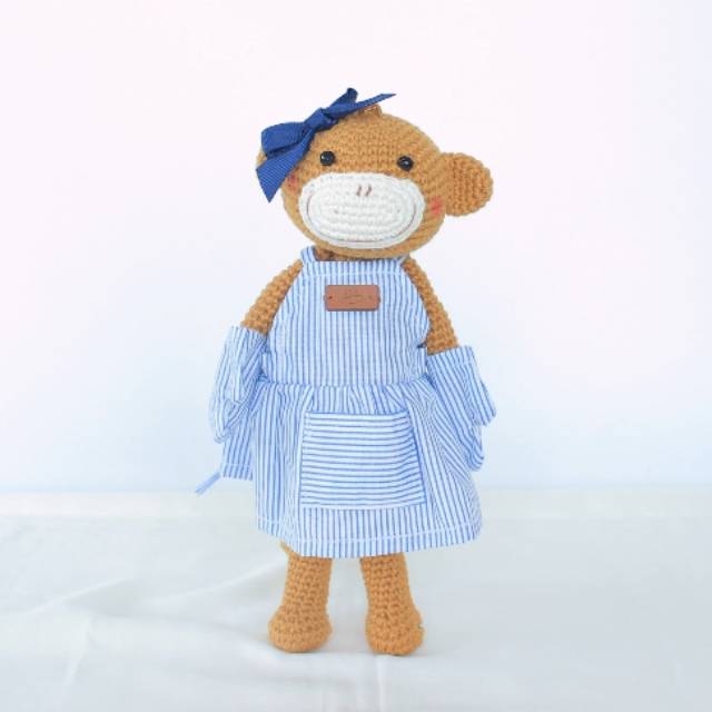 Boneka Rajut Monyet Mia The Baker Shopee Indonesia Boneka Rajut Monyet Mia The Baker Shopee Indonesia