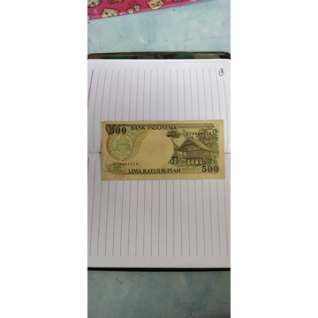 uang kertas kuno 500 rupiah 1992