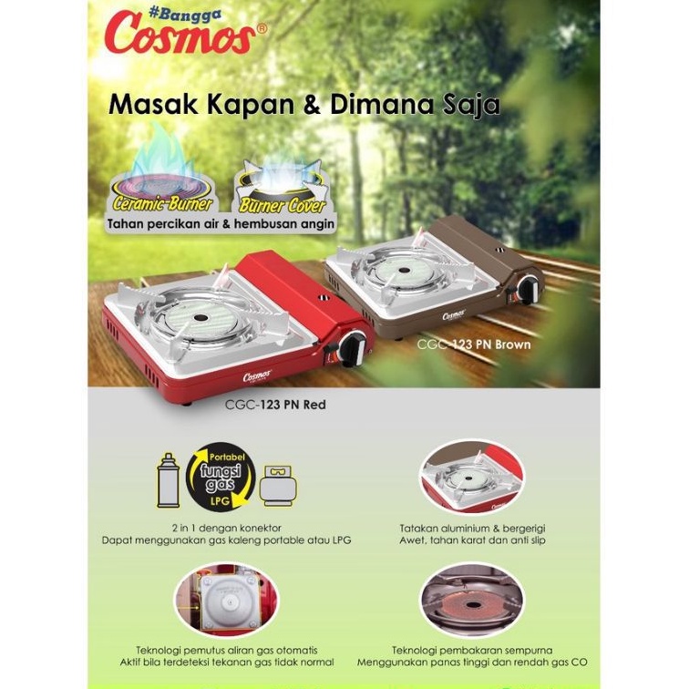 Cosmos Kompor Portable CGC 123 PN