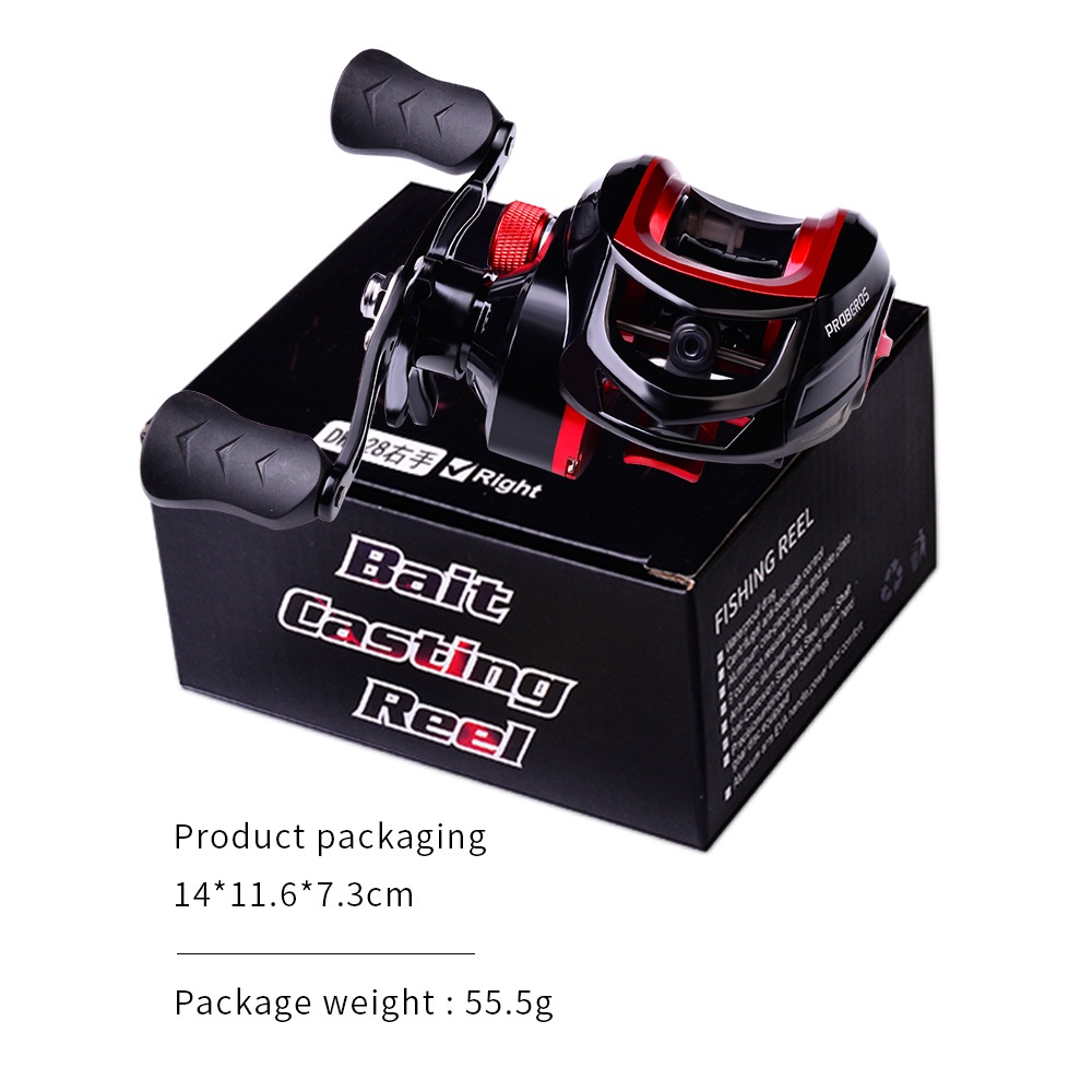 Proberos Reel Pancing 3 + 1bb Rasio 7.2: 1 Max Drag 10kg Untuk Outdoor