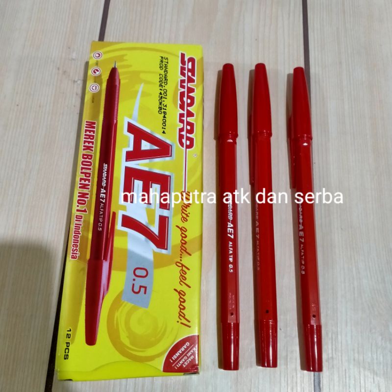

1 pcs Pulpen Standart AE7 Murah ecer Pulpen Murah Standart