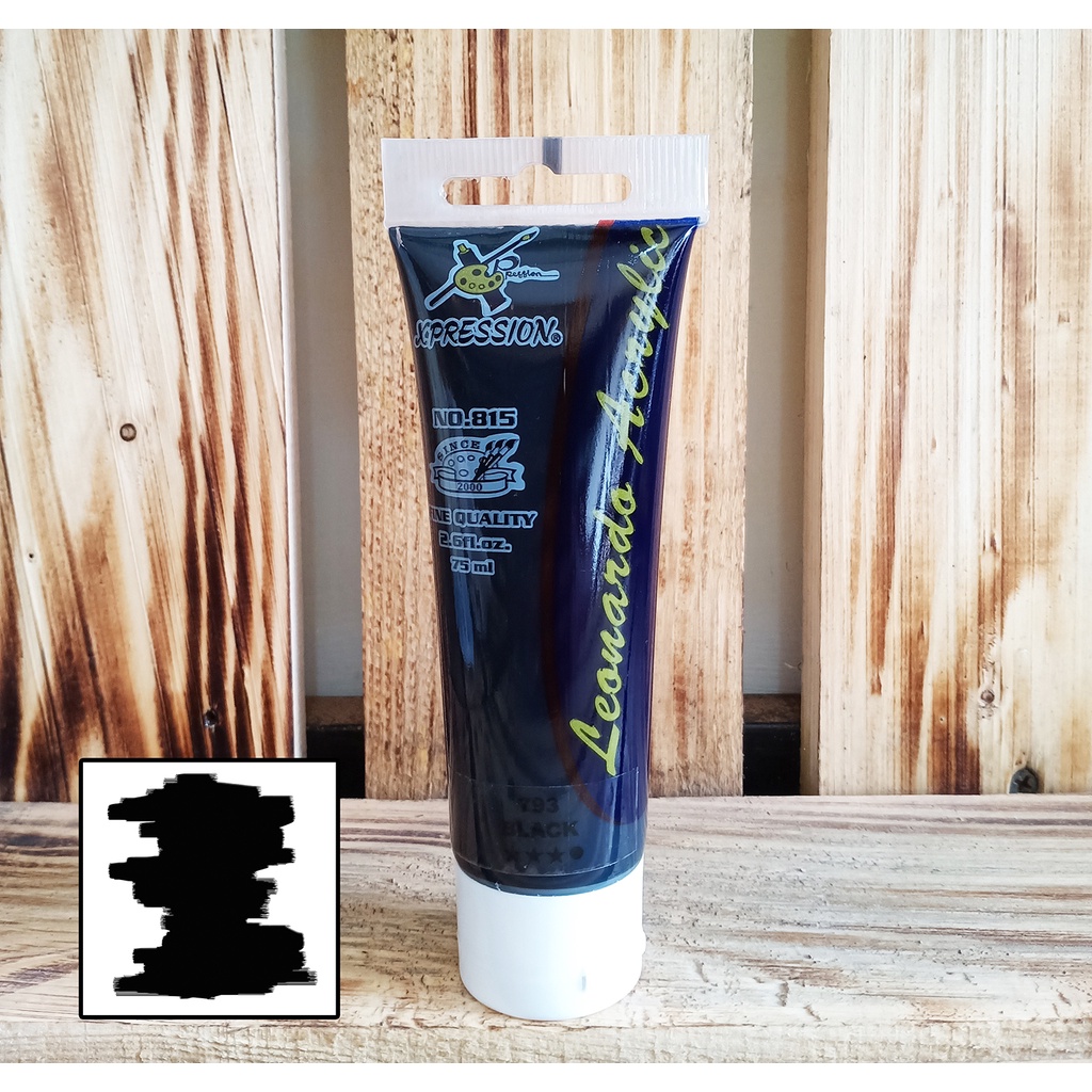 

Cat akrilik Leonardo 120 ml BLACK