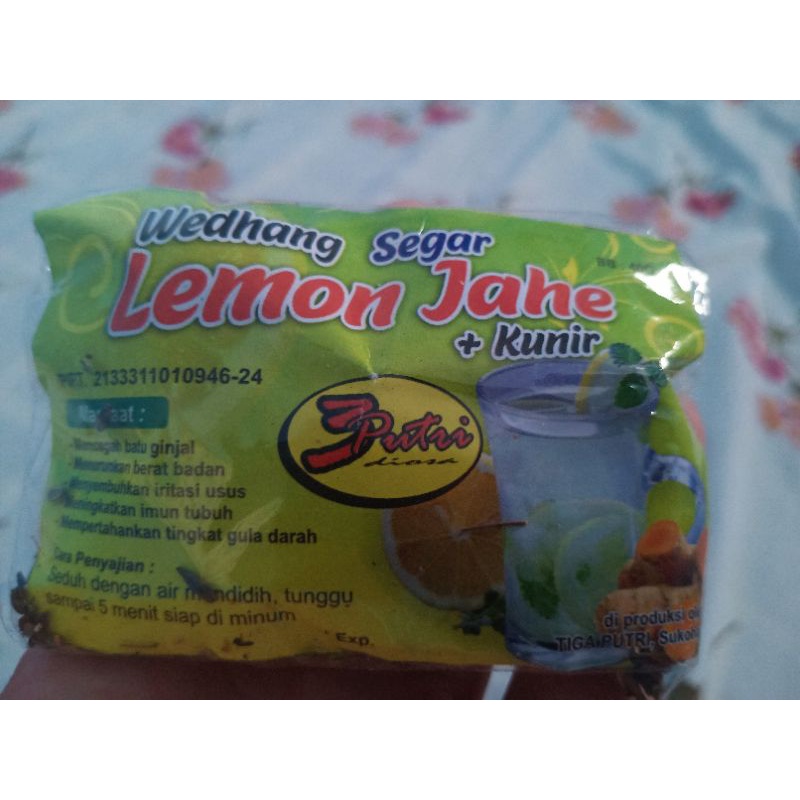 

Wedang Lemon Jahe