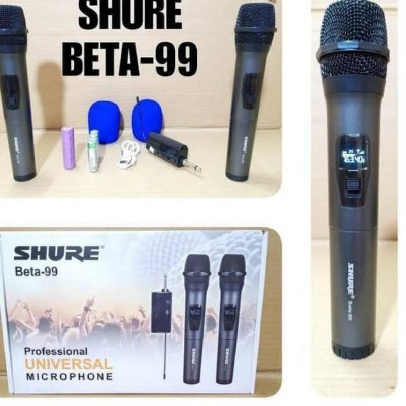 Mic Wireless Shure BETA 99 Handheld TERBAIK