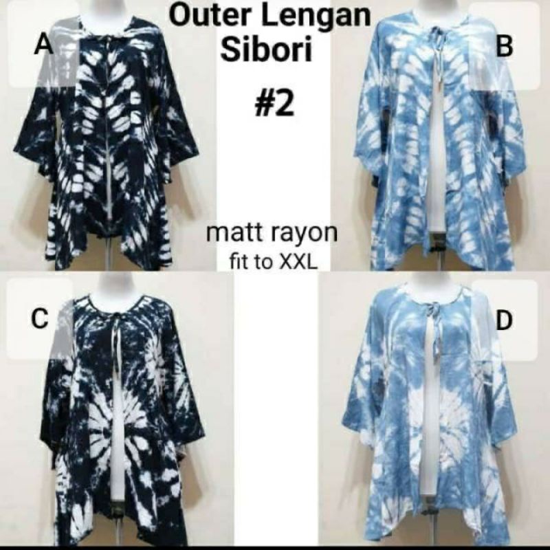 OUTER BATIK ORY SHIBORI Cardigan Wanita LENGAN