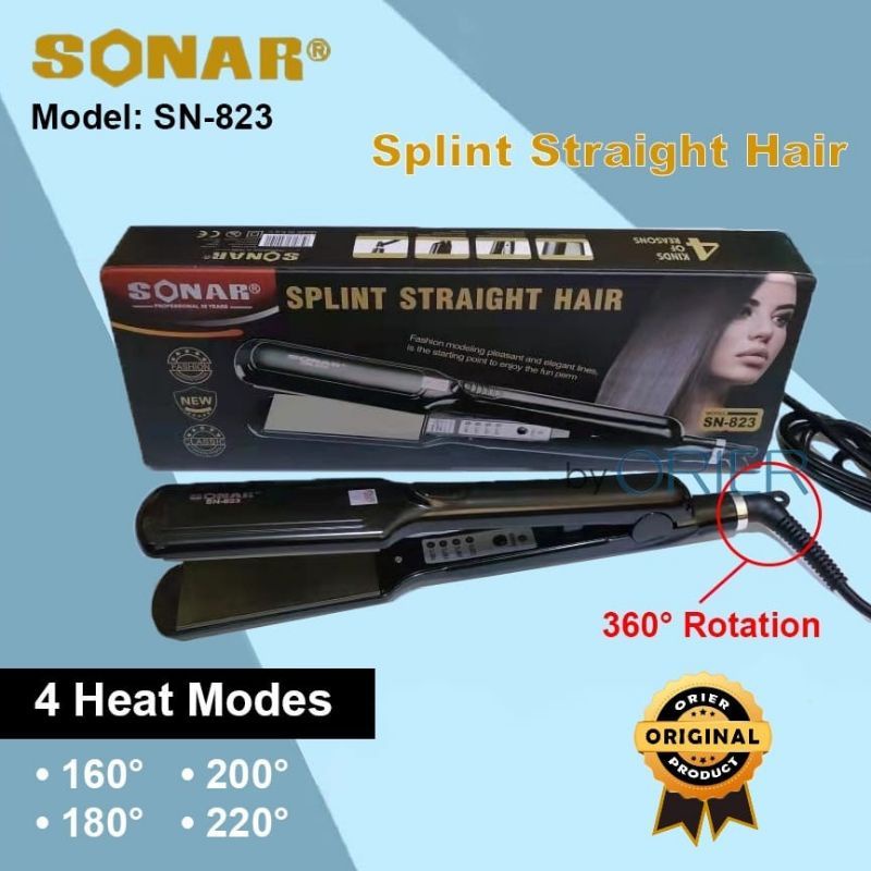 SONAR SN-823 Original SONAR Hair Straightener, FAST HEATING