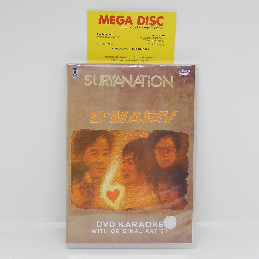 DVD D'Masiv - Suryanation Album Music DVD Karaoke Indonesia