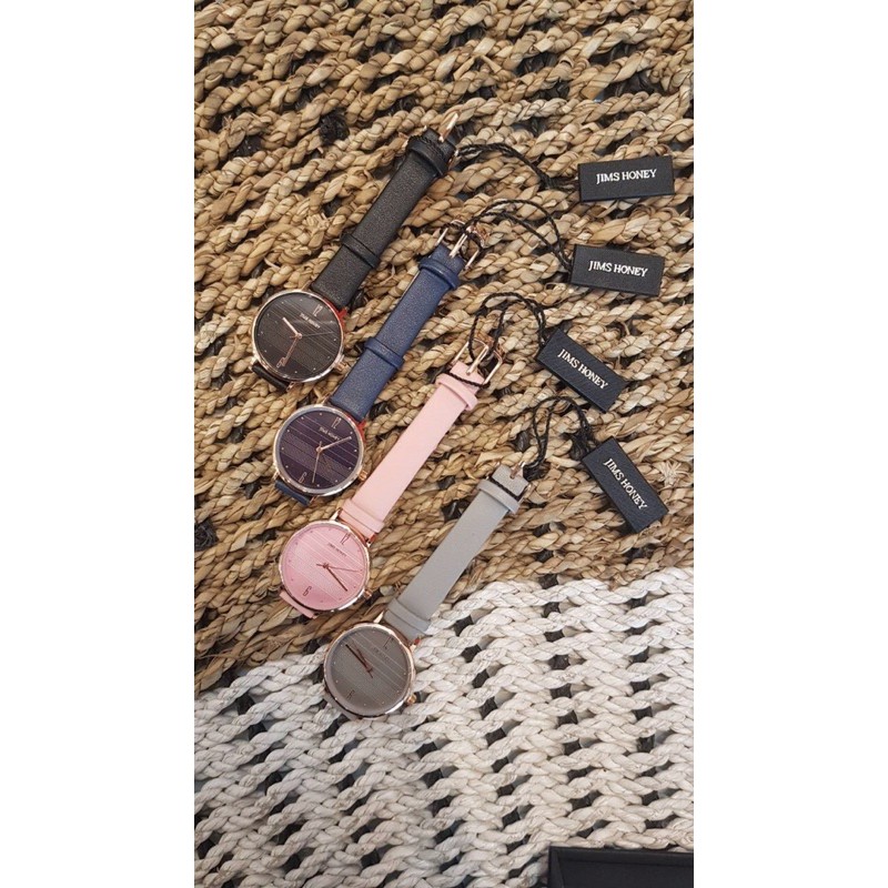 JT 8130 JAM TANGAN WANITA JIMSHONEYSALE STRAP KULIT KECIL
