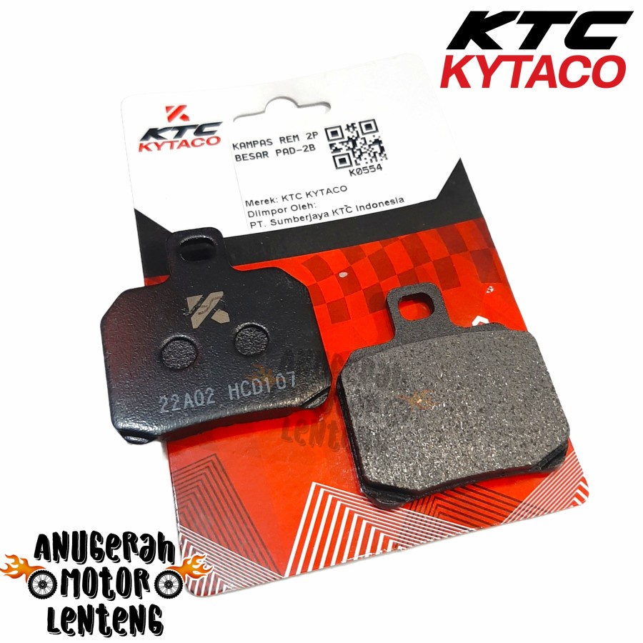 Kampas Rem Diskpad Brake Pad KTC Kytaco 2P 2 Piston Besar