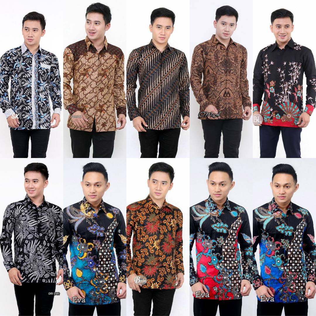 New Arrival Distro Batik Pria Sogan Hrb026 Batikaf Notoarto Batik Ipnu-ippnu Hem Pria